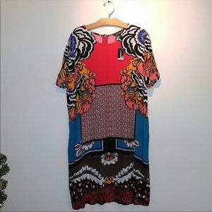 Express Pattern Shirt Dress